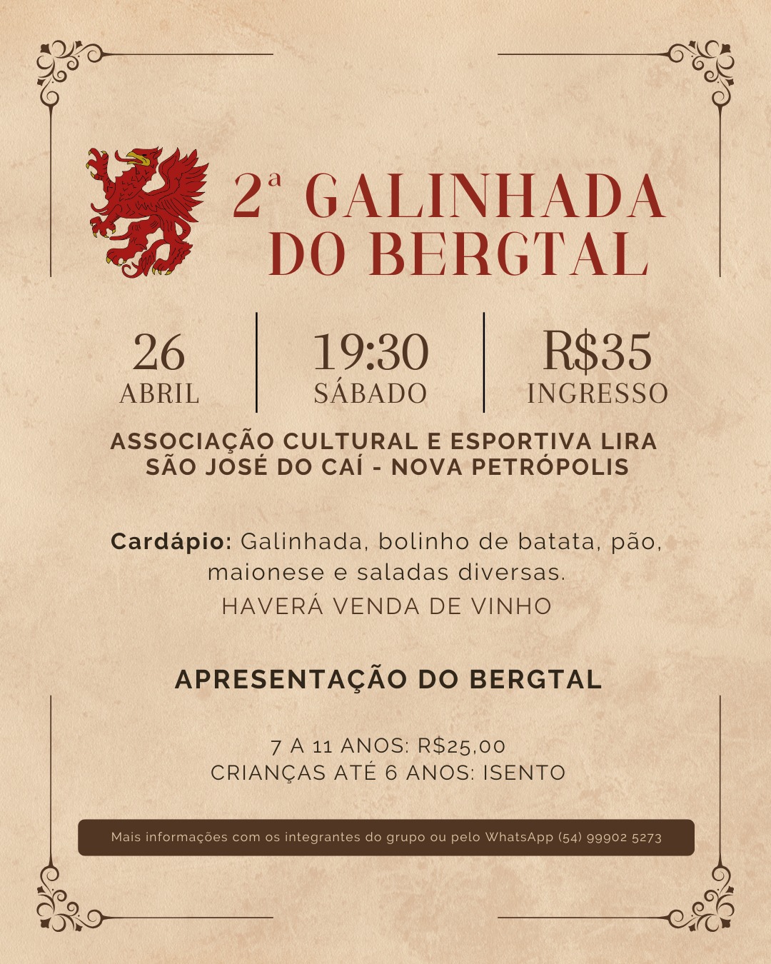 2° Galinhada do Bergtal