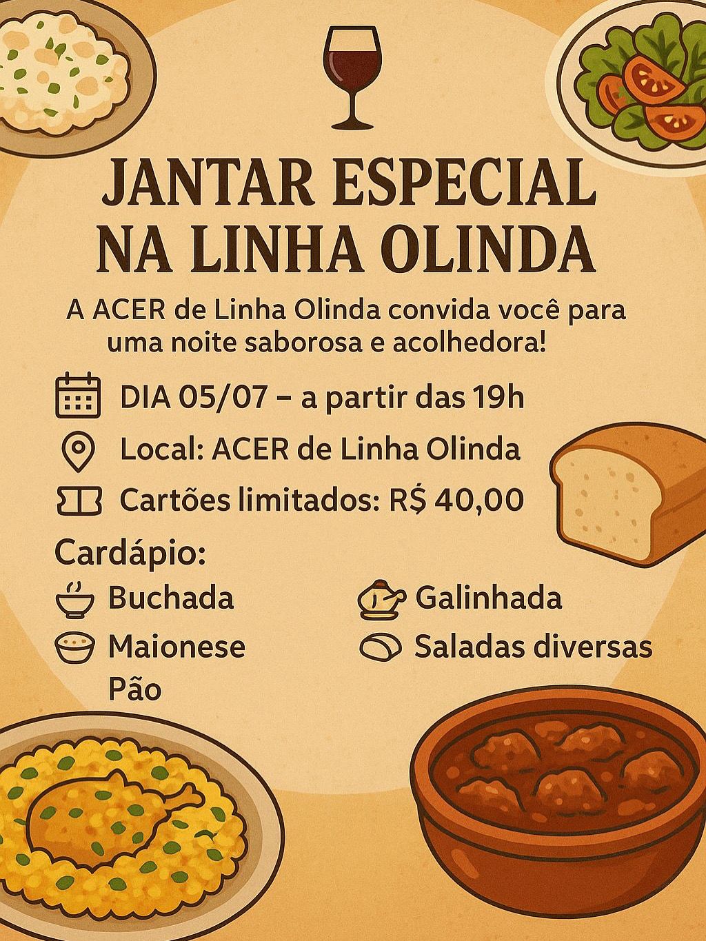 Jantar Especial Na Linha Olinda