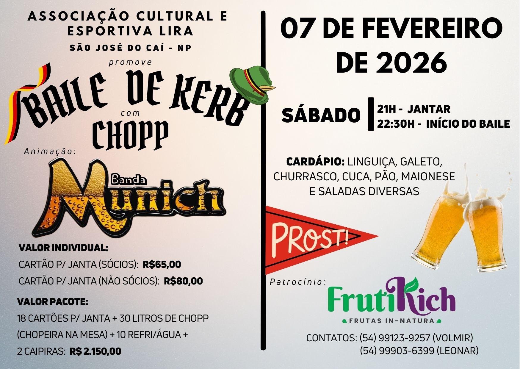 Baile de Kerb com Chopp