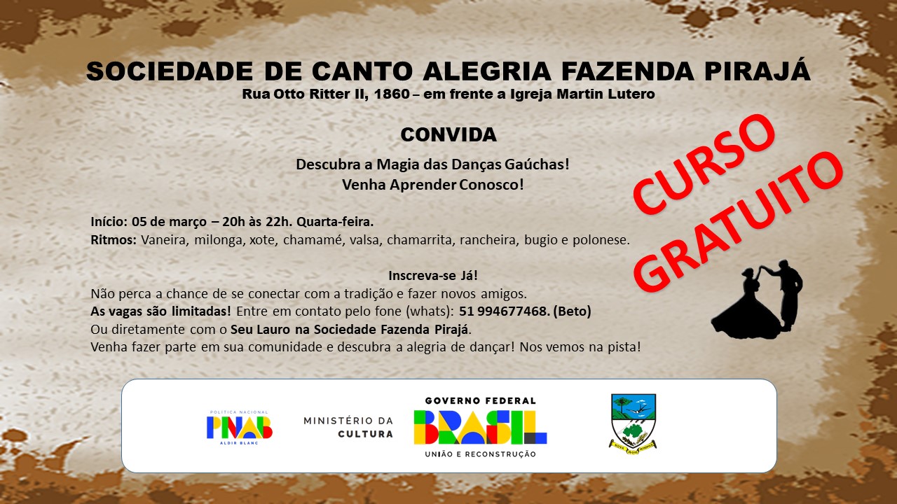 Curso de danças Gratuito