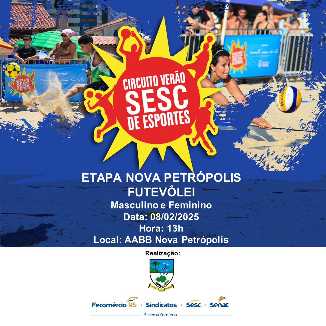 Circuito verão SESC de Esportes Futvôlei