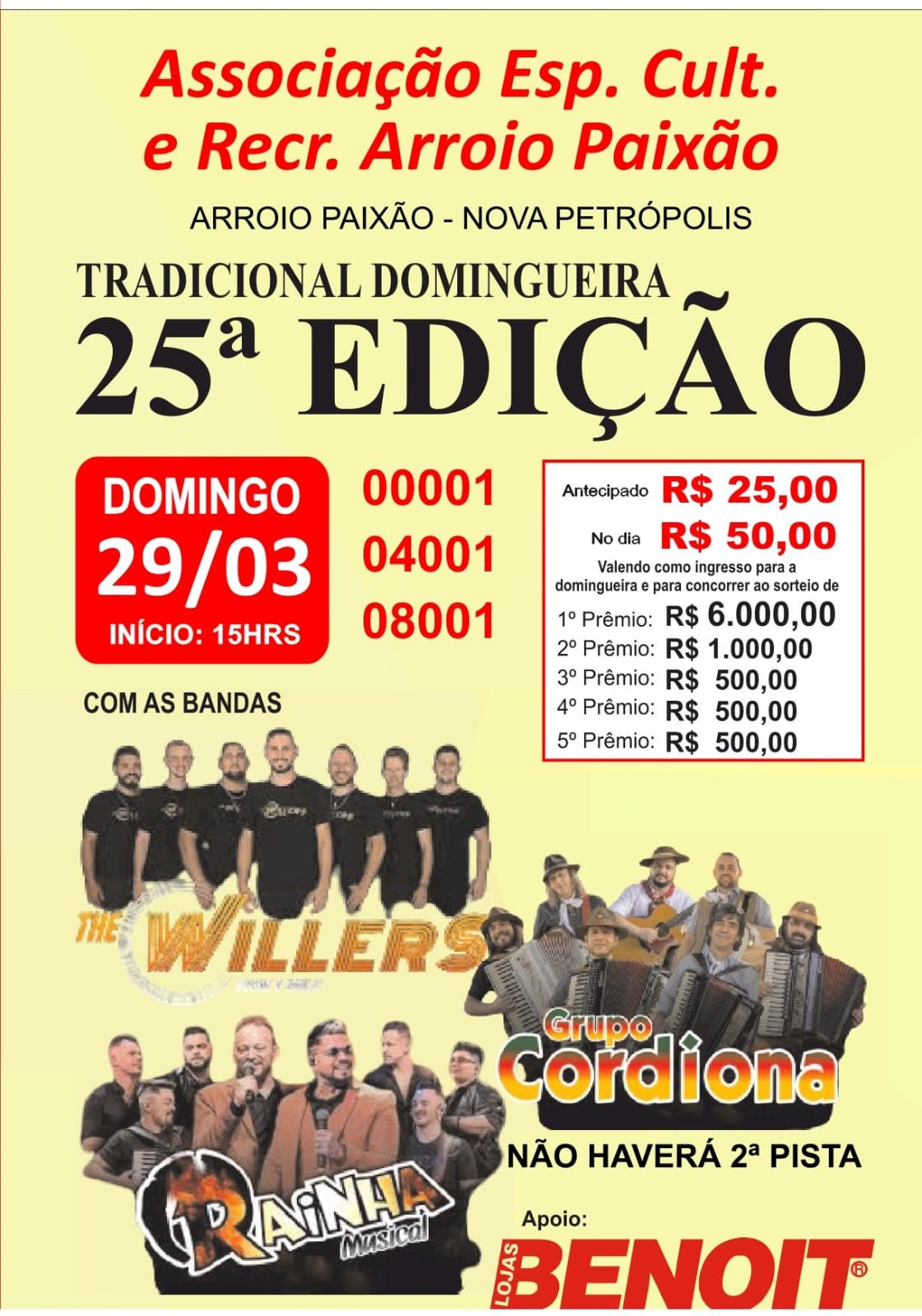 Tradicional Domingueira Arroio Paixão