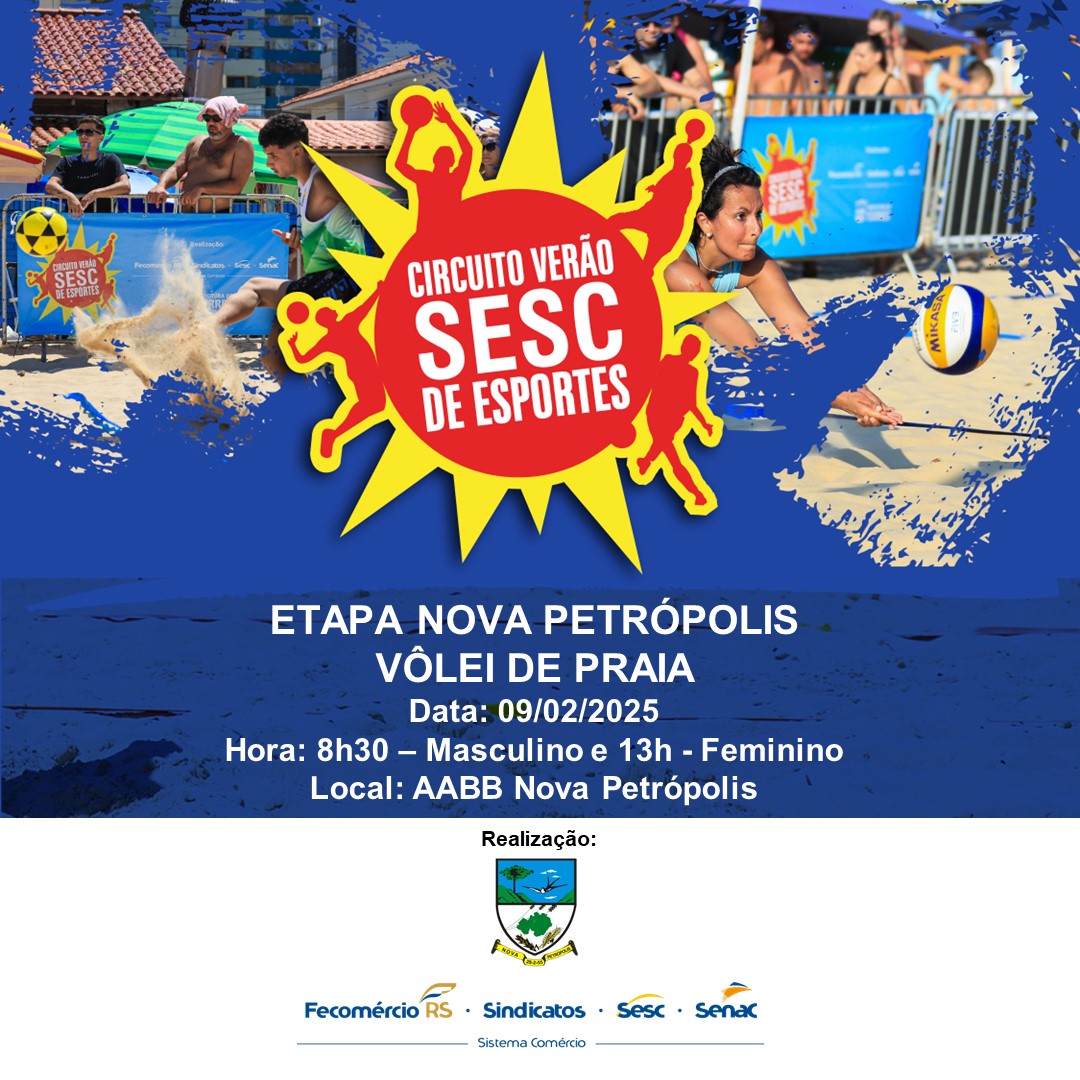 Circuito verão SESC de Esportes Vôlei
