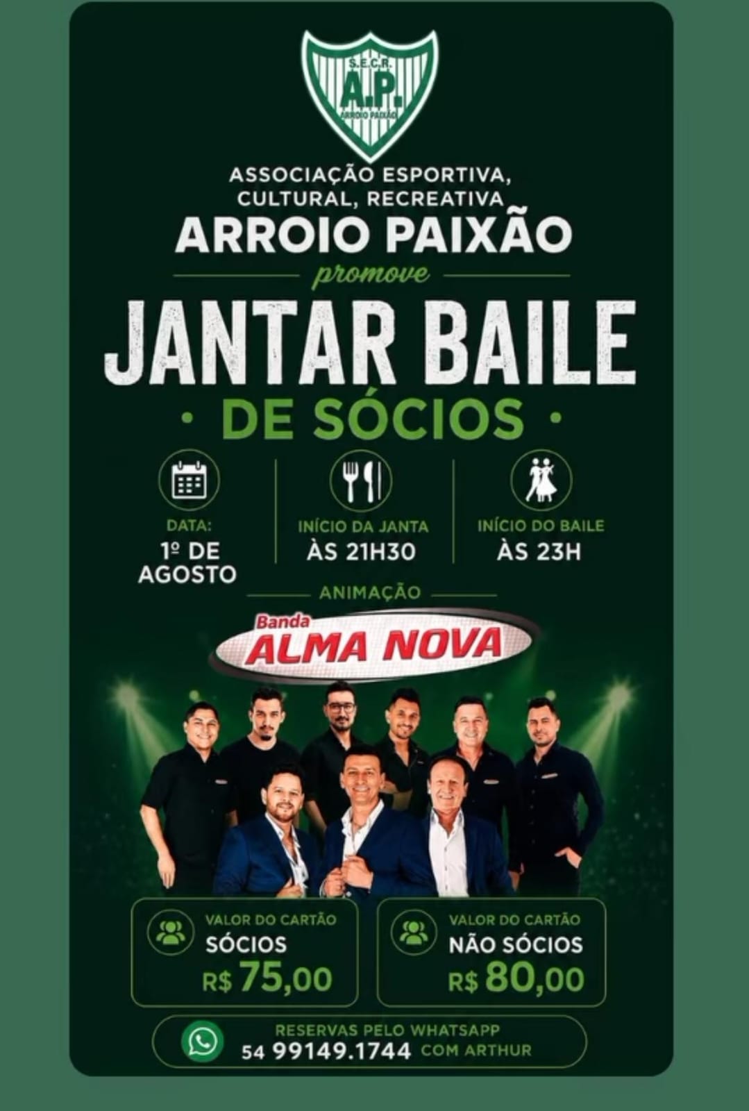 Jantar Baile de Sócios