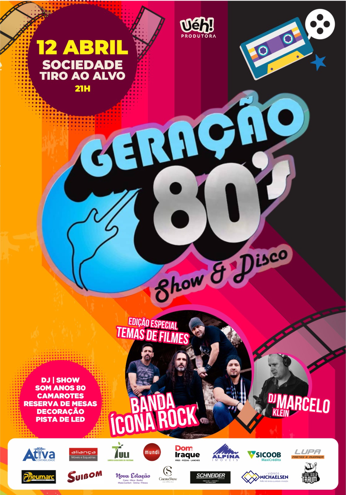 Festa Geração 80 Show e Disco