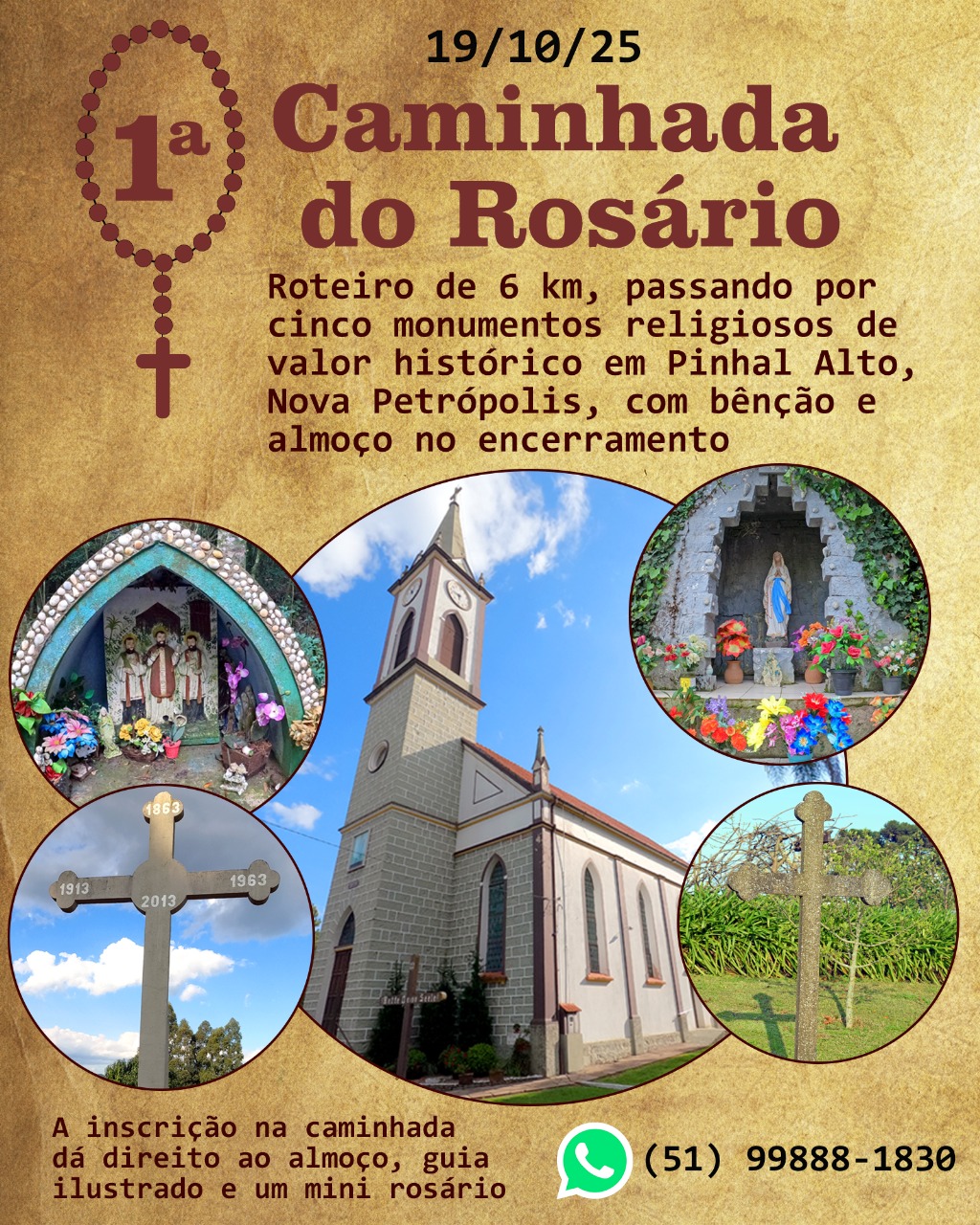 1° Caminhada do Rosário