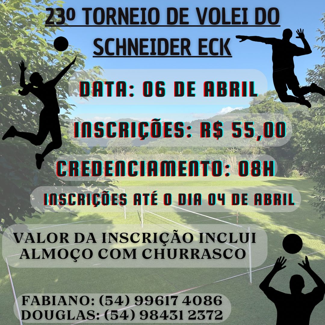 23° Torneio de volei do Schneider Eck