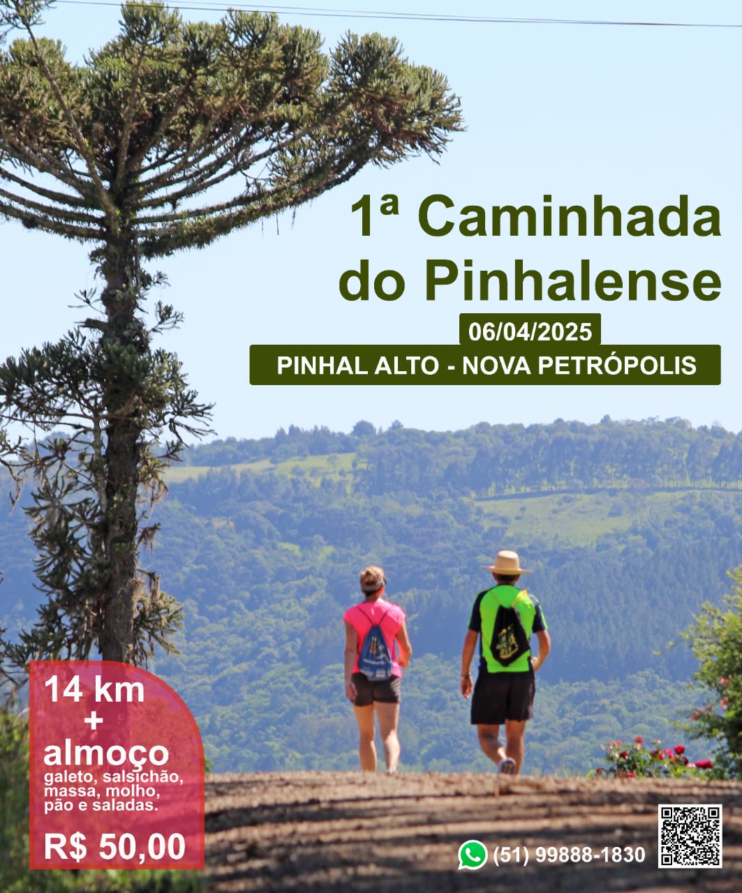 1° Caminhada do Pinhalense