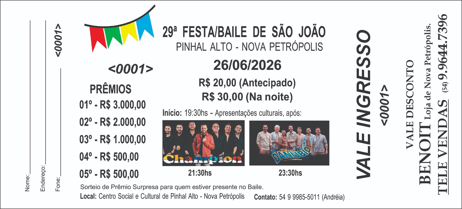 29° Festa De São João Pinhal Alto